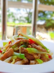葱香肉丝