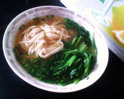 青菜阳春面