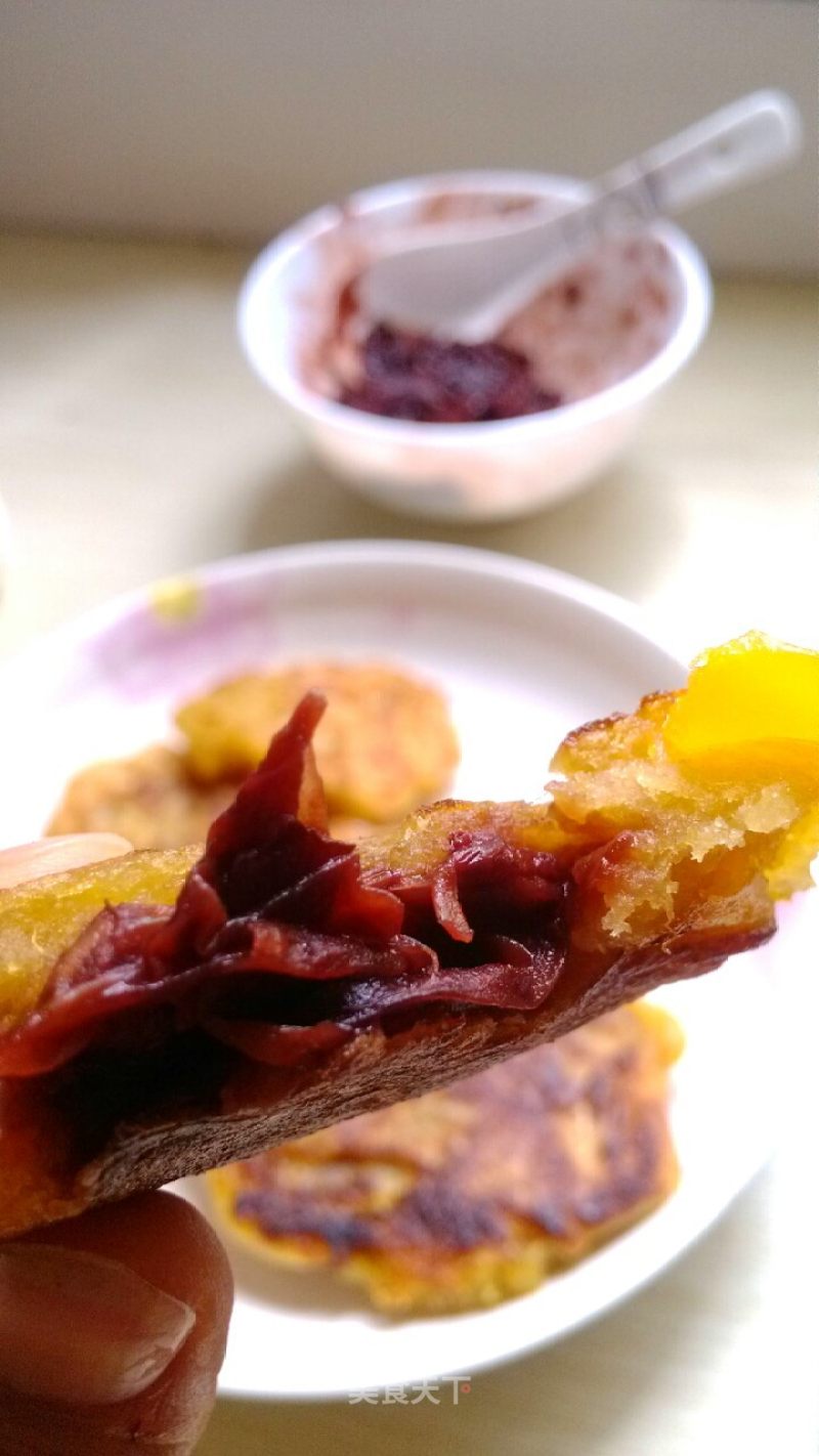 故园之思——玫瑰馅火柿子饼