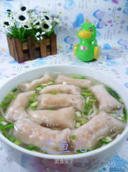 鱼皮脆虾饺荞麦面