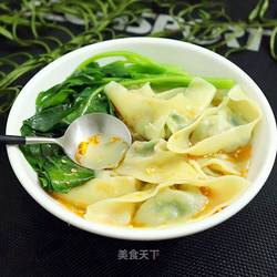 油渣青菜馄饨