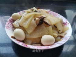冬瓜香菇烧鹌鹑蛋