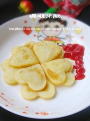 白色情人节的那颗心——心形土豆饼