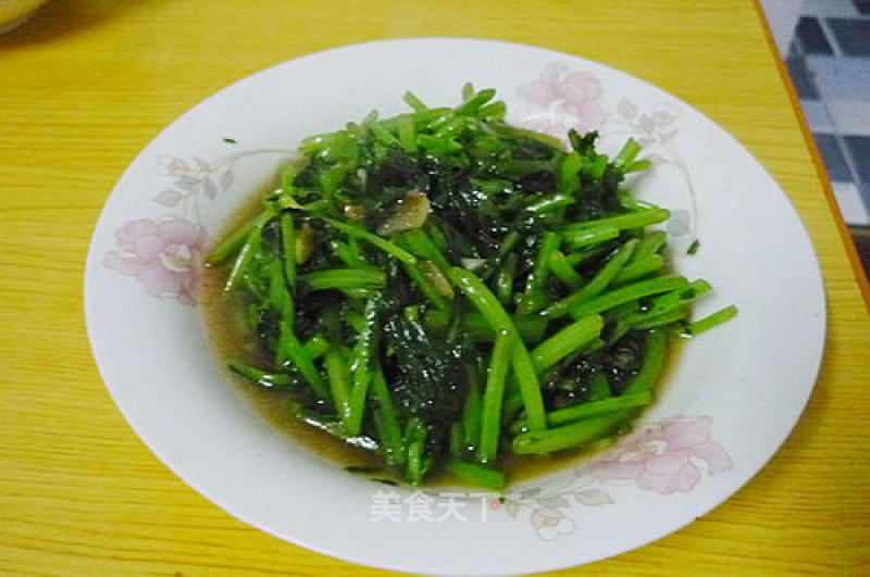 清炒茼蒿