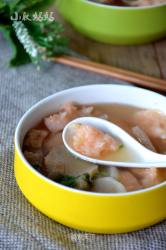 猴头菇虾滑汤