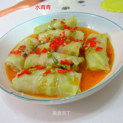 翡翠包菜卷