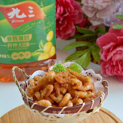 油煎小海虾