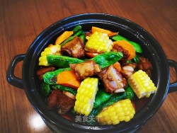 排骨玉米炖豆角