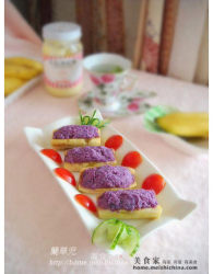 紫薯香蕉沙拉