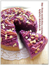 天然美色—紫薯奶酪软糕