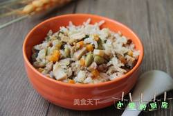 猪肉冬笋香米饭