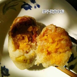 栗子蛋黄肉粽