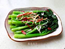 白灼菜心