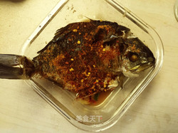 减肥餐微波孜然鲫鱼