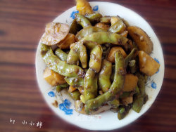土豆炖豆角—东北家常菜