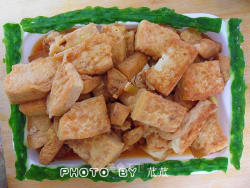 【苏菜】红烧豆腐鸡丁