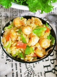 虾仁炒饭