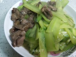 黄瓜炒肉