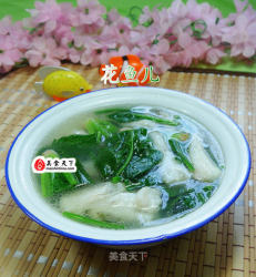 菠菜虾潺汤