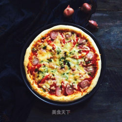 #烘焙大赛#小洋葱培根披萨