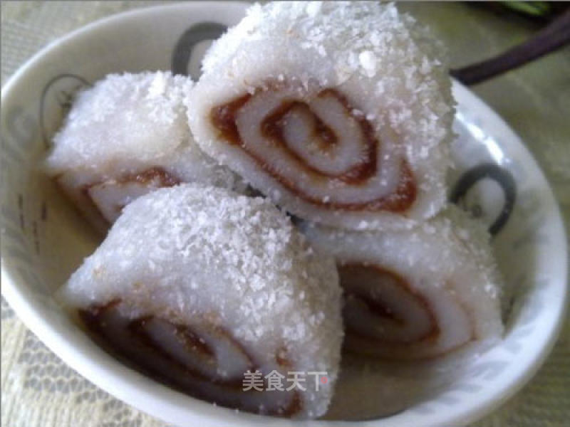 椰香豆沙卷