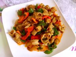 青红椒炒大肠