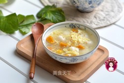 南瓜栗子鸡蛋汤