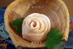 蒸玫瑰馒头