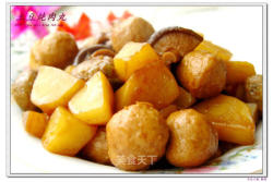 土豆炖肉丸