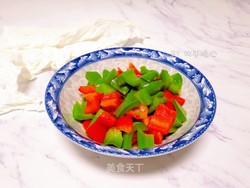 蚝油双色椒