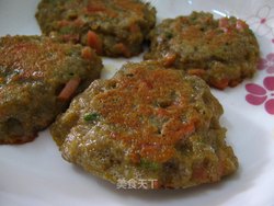 电饭锅----藕粉和鸡蛋火腿藕饼