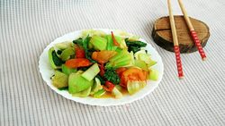 西红柿炒油菜