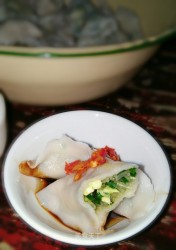 韭菜鸡蛋虾皮饺子