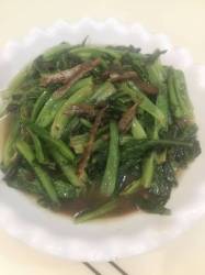 豆豉鲮鱼炒麦菜