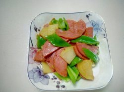 尖椒土豆炒火腿