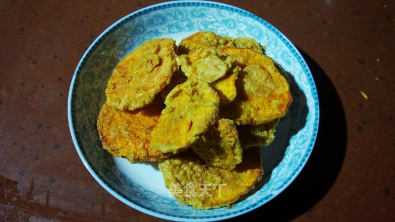 油酥椒盐红薯片(点心小吃)