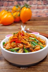 【天津】韭菜炒河虾