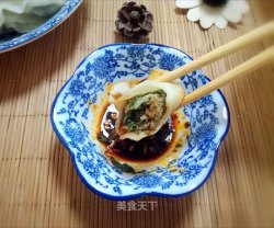 白菜香菇饺子