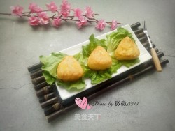 煎金枪鱼饭团