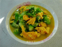 丝瓜烧鸡蛋