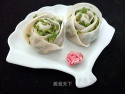 秋季滋阴润肺一一玫瑰花饺子