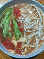 鸡蛋西红柿面