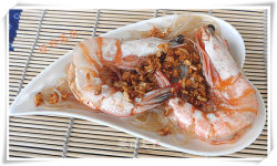 金蒜粉蒸虾