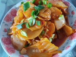 韩式辣白菜土豆片