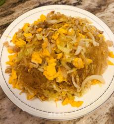 包菜炒粉丝