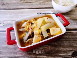 辣白菜蔬菜锅