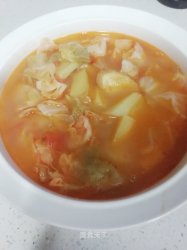 西红柿菜汤