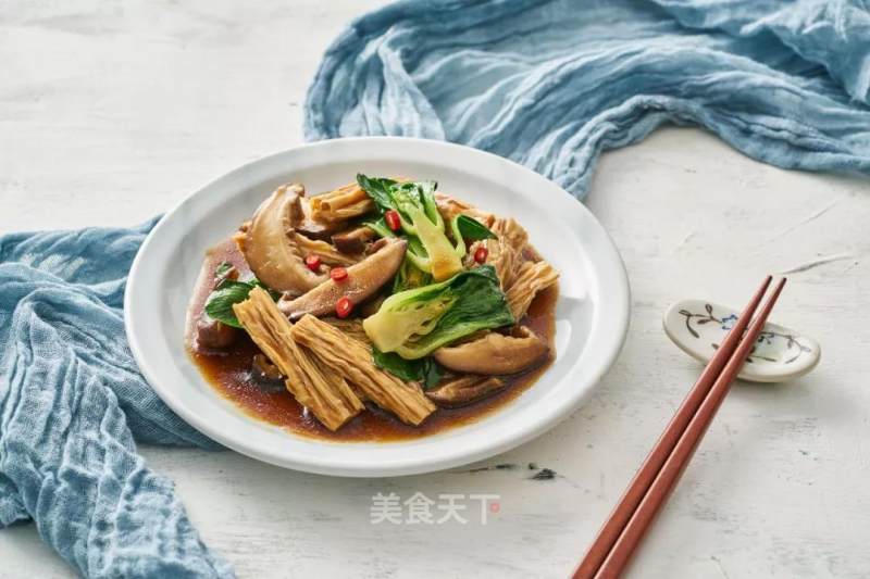 香菇烧腐竹