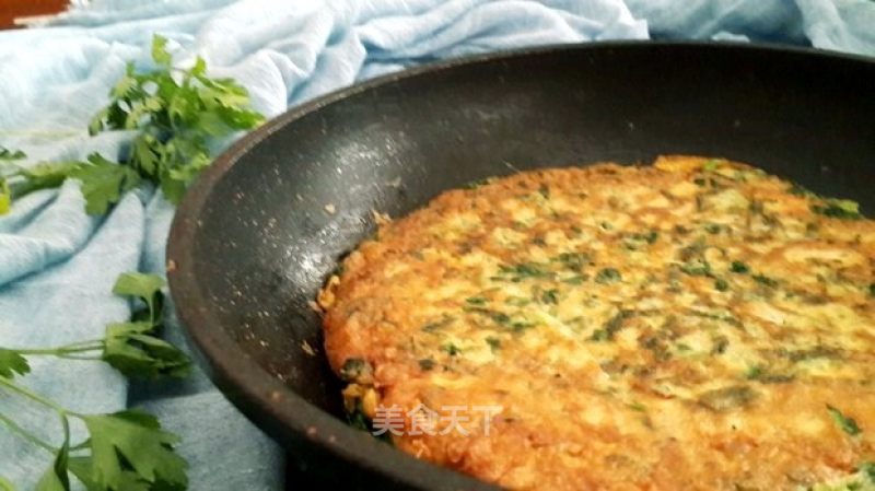欧芹烘蛋饼