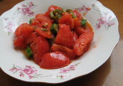 秋葵炒番茄